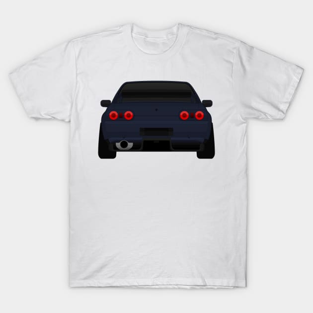 R32 rear Navy T-Shirt by VENZ0LIC